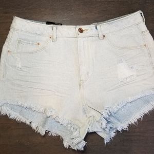 H&M Divided Highwaisted Jean Shorts Size 12 NEW
